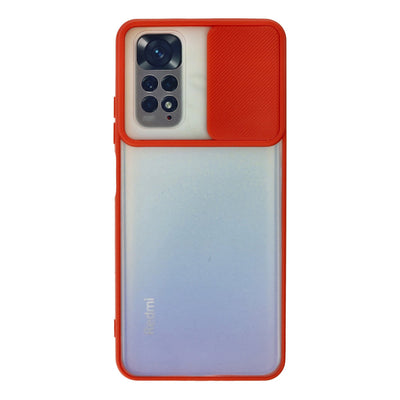 Newface Xiaomi Redmi Note 11 Kılıf Palm Buzlu Kamera Sürgülü Silikon