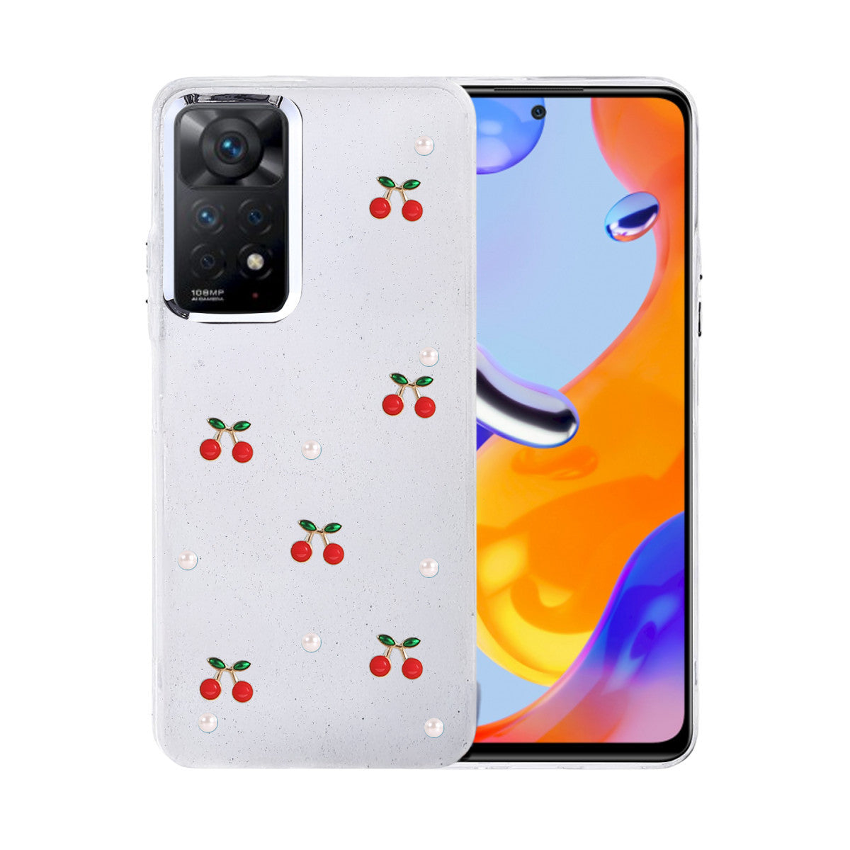 Newface Xiaomi Redmi Note 11 Pro Fiyonk Desenli Kapak