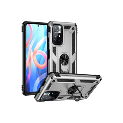 Newface Xiaomi Redmi Note 11T Kılıf Sofya Yüzüklü Silikon Kapak