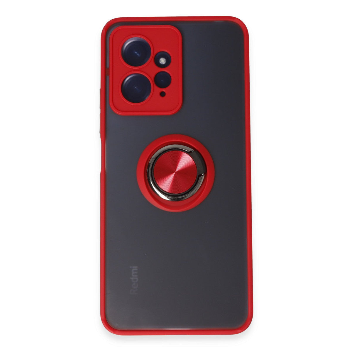 Newface Xiaomi Redmi Note 12 4G Kılıf Montreal Yüzüklü Silikon Kapak