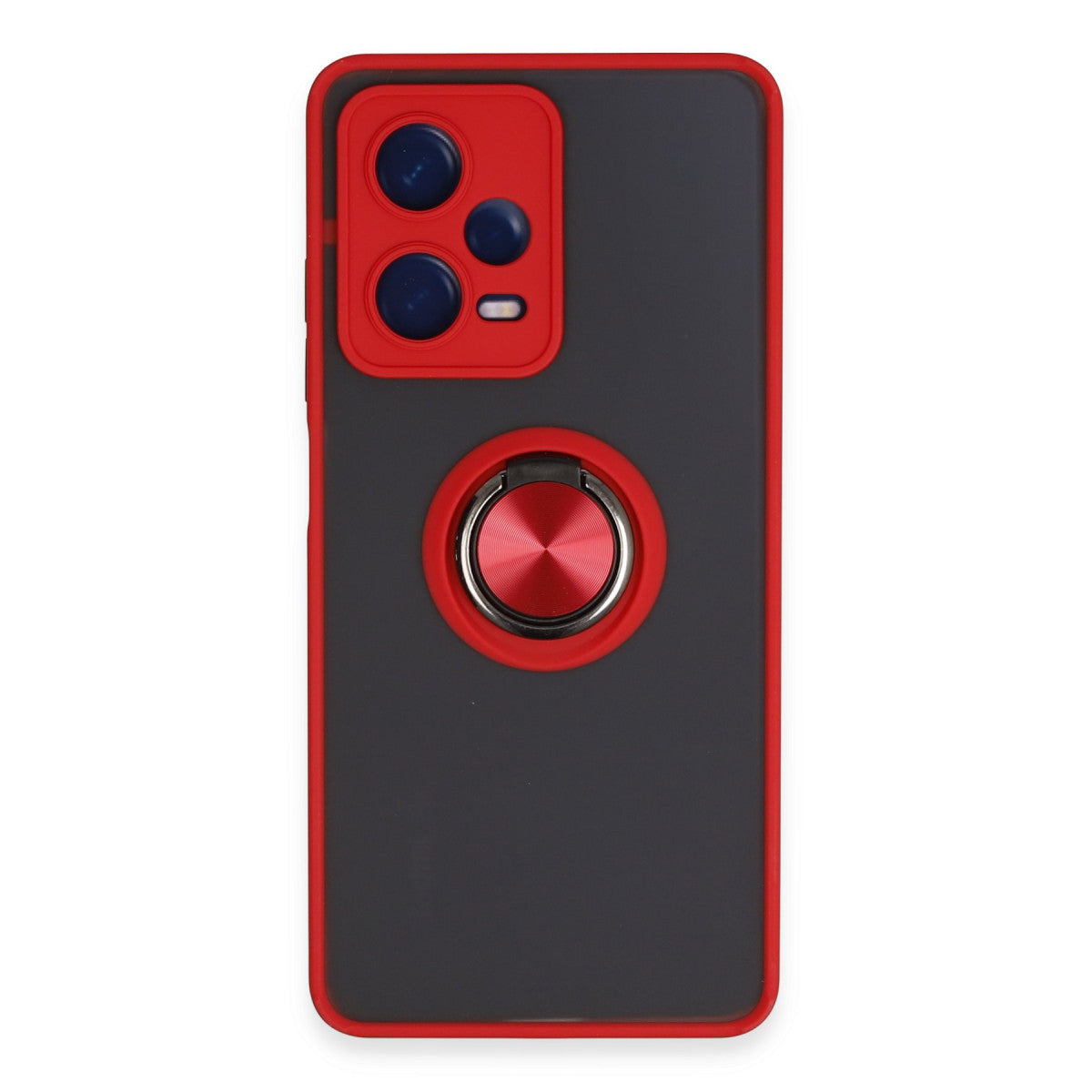 Newface Xiaomi Redmi Note 12 5G Kılıf Montreal Yüzüklü Silikon Kapak