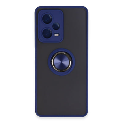 Newface Xiaomi Redmi Note 12 5G Kılıf Montreal Yüzüklü Silikon Kapak