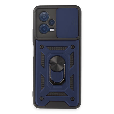 Newface Xiaomi Redmi Note 12 5G Kılıf Pars Lens Yüzüklü Silikon