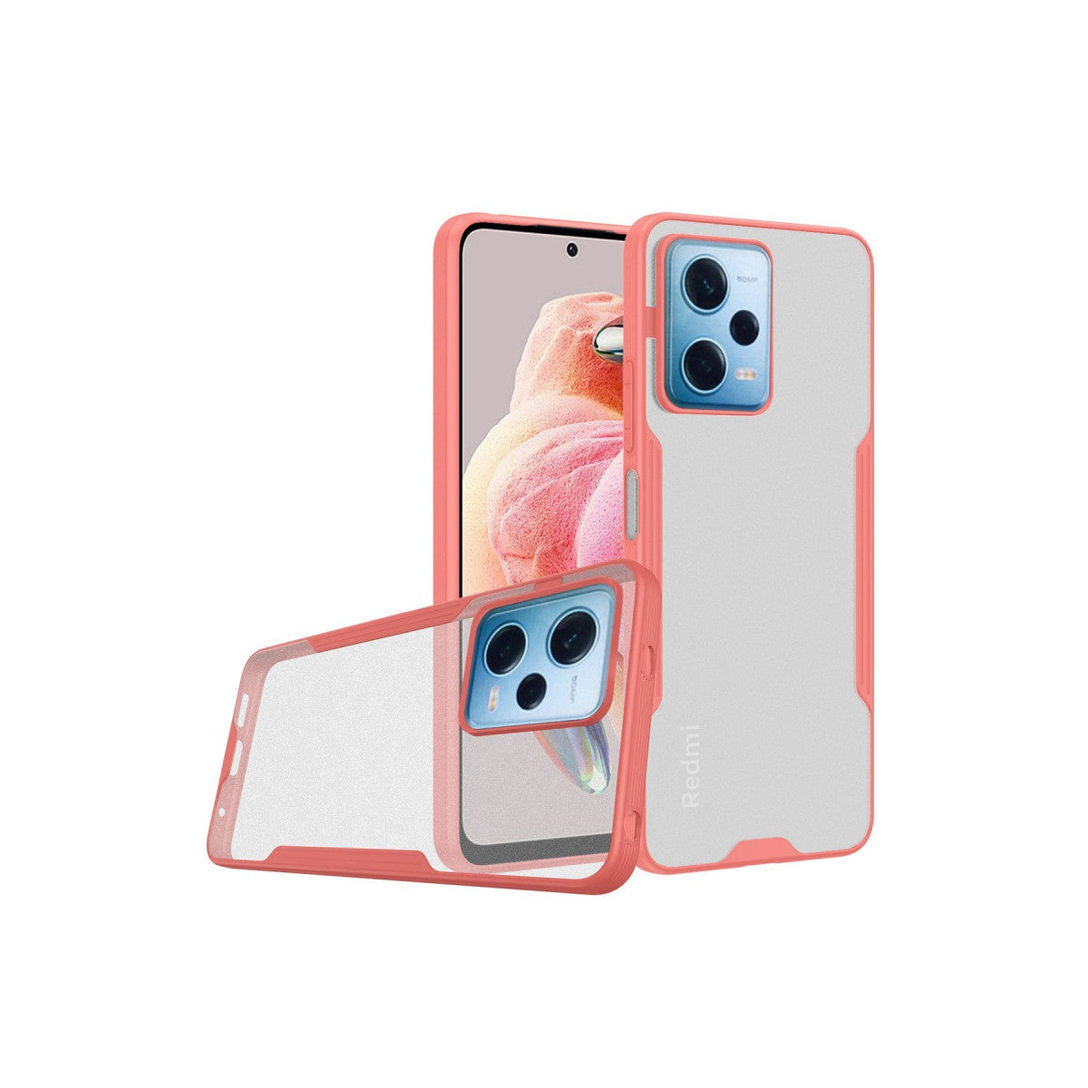 Newface Xiaomi Redmi Note 12 5G Kılıf Platin Silikon