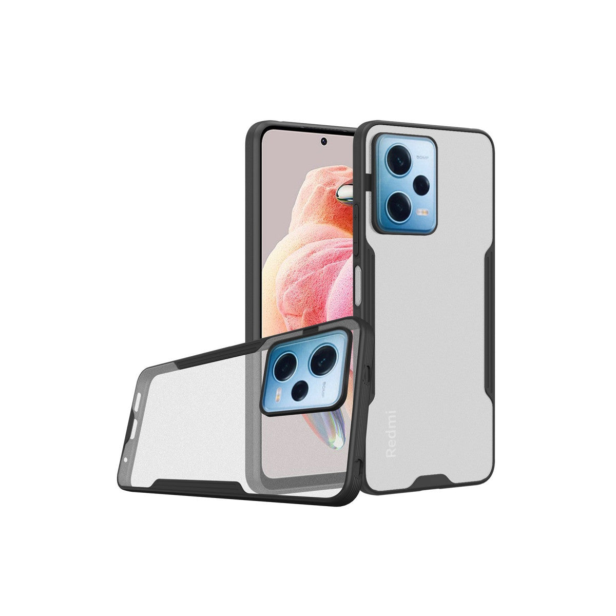 Newface Xiaomi Redmi Note 12 5G Kılıf Platin Silikon