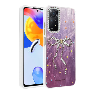 Newface Xiaomi Redmi Note 12 Pro 4G Kılıf Blade Aynalı Desenli Kapak