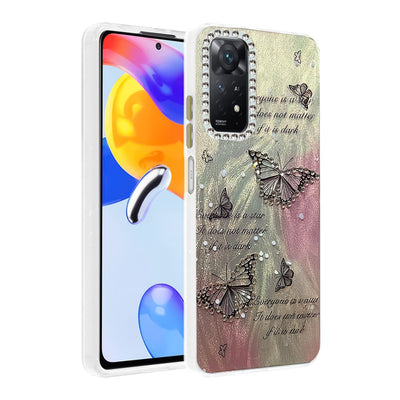 Newface Xiaomi Redmi Note 12 Pro 4G Kılıf Blade Aynalı Desenli Kapak