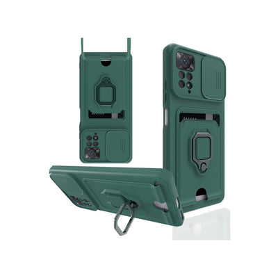 Newface Xiaomi Redmi Note 12 Pro 4G Kılıf Zuma Kartvizitli Yüzüklü Silikon