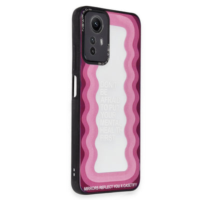 Newface Xiaomi Redmi Note 12 Pro 5G Kılıf Mirror Desenli Kapak - Mirror
