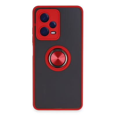 Newface Xiaomi Redmi Note 12 Pro 5G Kılıf Montreal Yüzüklü Silikon Kapak