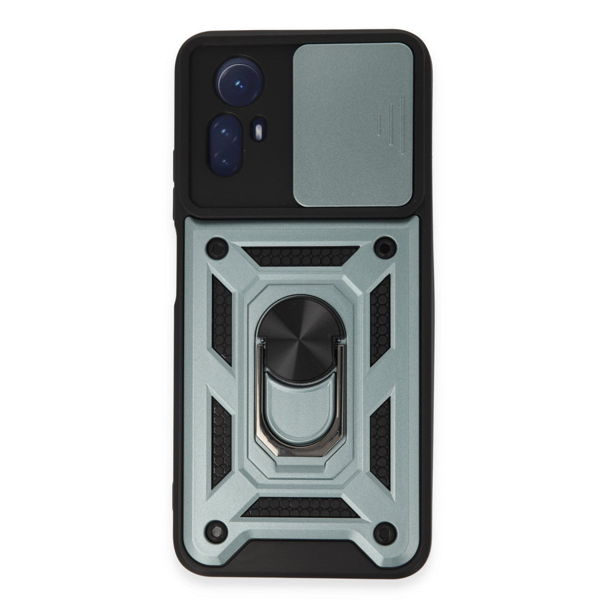 Newface Xiaomi Redmi Note 12S Kılıf Pars Lens Yüzüklü Silikon