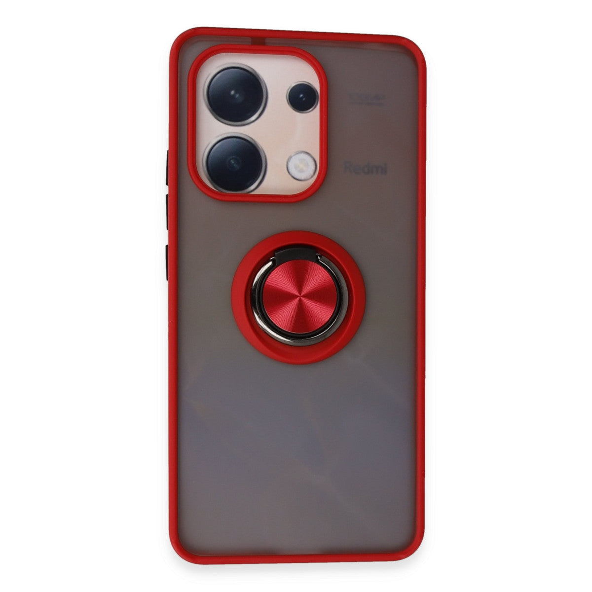 Newface Xiaomi Redmi Note 13 4G Kılıf Montreal Yüzüklü Silikon Kapak