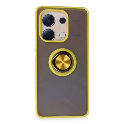 Newface Xiaomi Redmi Note 13 4G Kılıf Montreal Yüzüklü Silikon Kapak