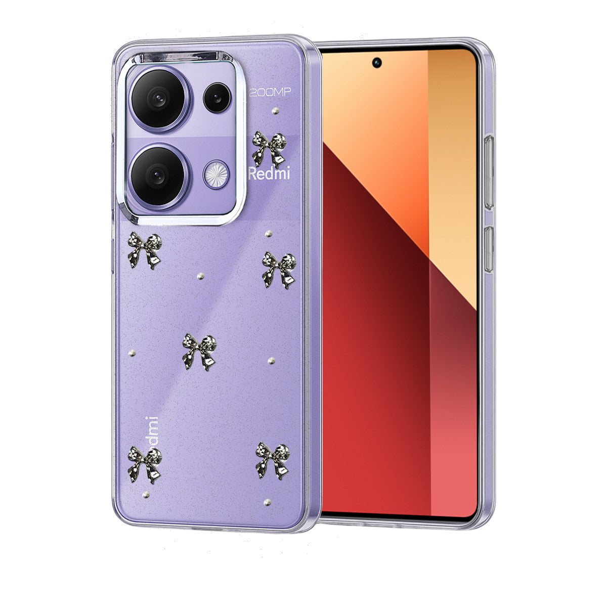 Newface Xiaomi Redmi Note 13 Pro 4G Fiyonk Desenli Kapak