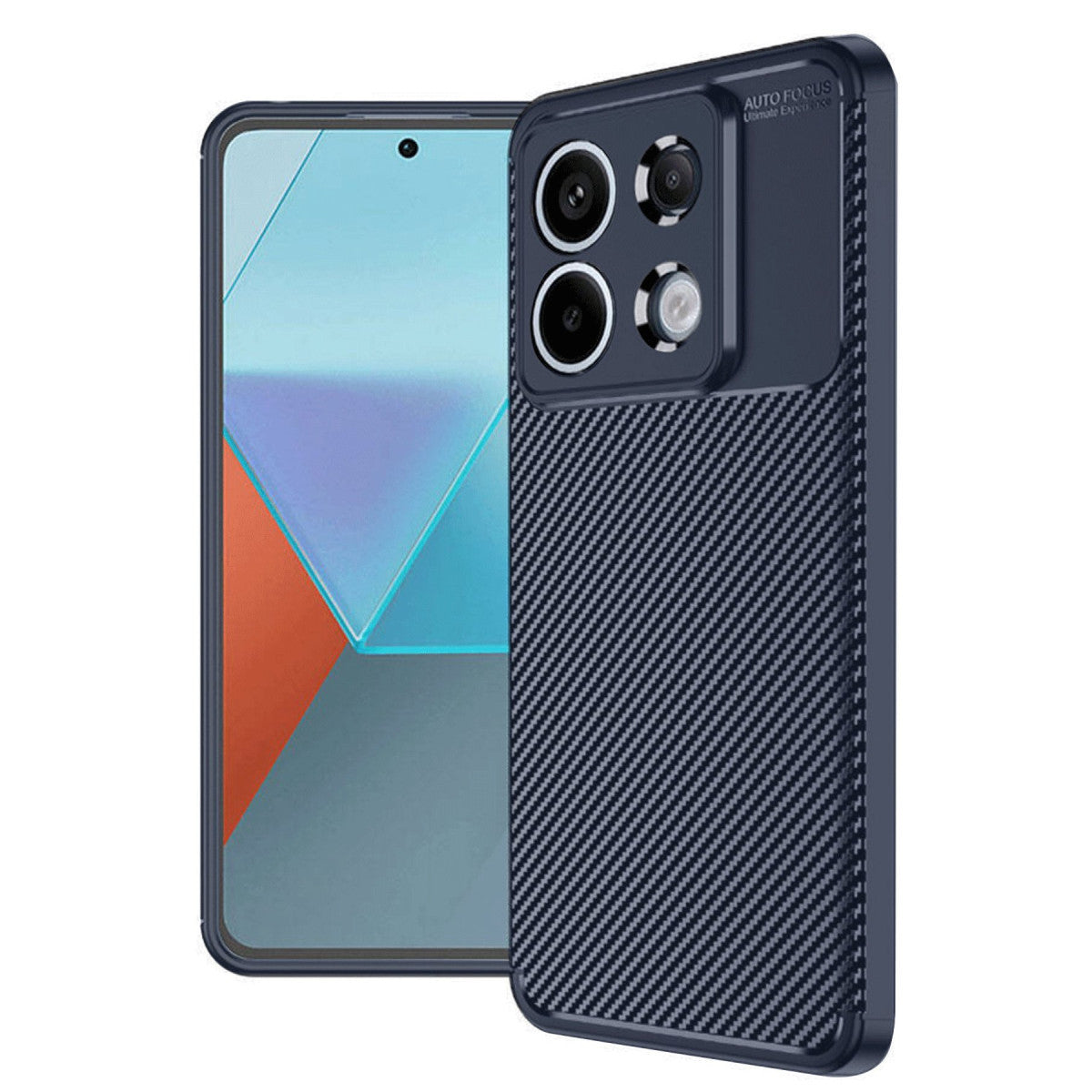 Newface Xiaomi Redmi Note 13 Pro 4G Kılıf Auto Focus Karbon Kapak