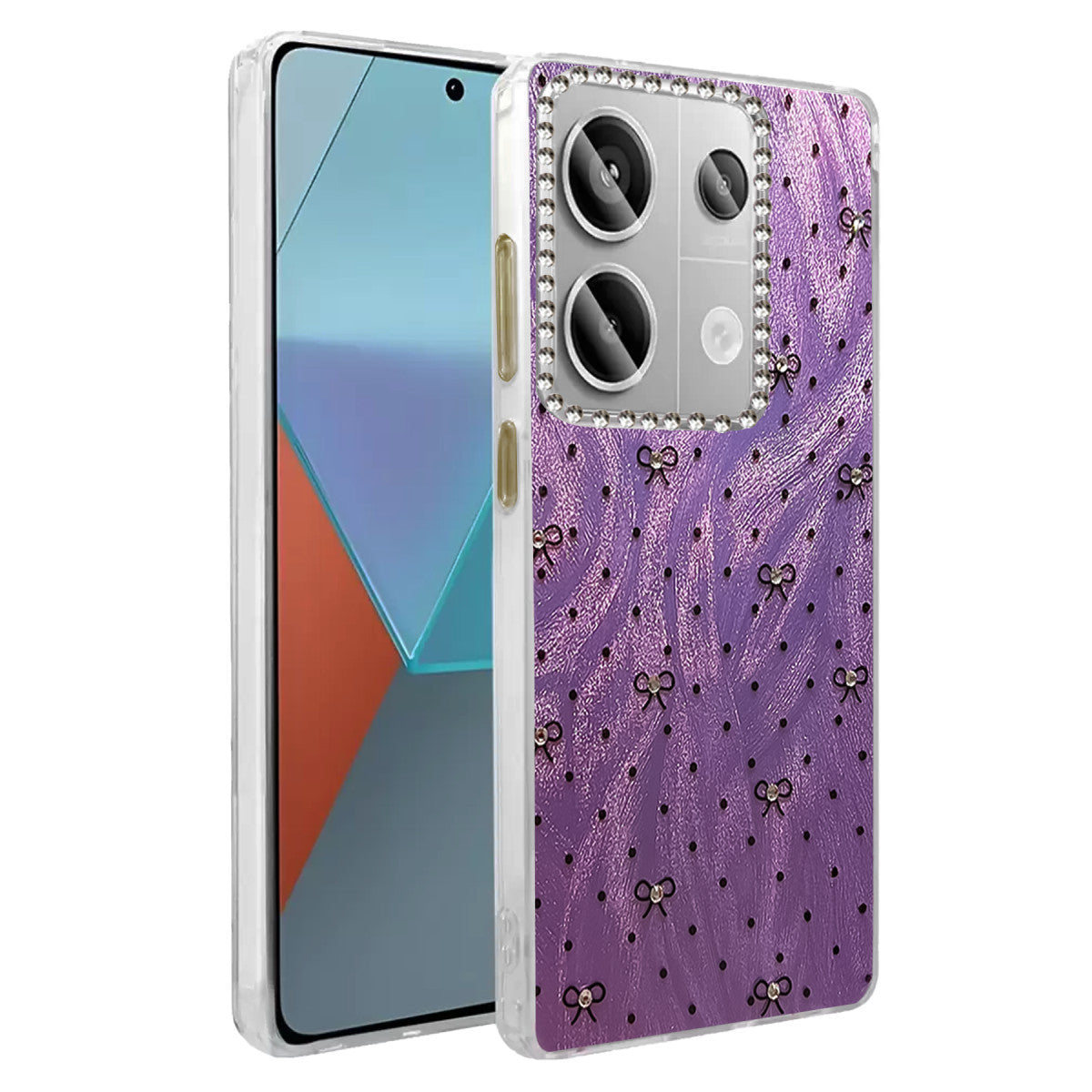 Newface Xiaomi Redmi Note 13 Pro 4G Kılıf Blade Aynalı Desenli Kapak