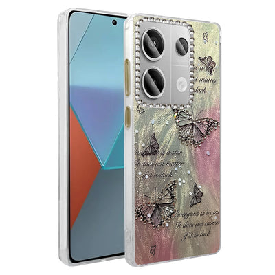 Newface Xiaomi Redmi Note 13 Pro 4G Kılıf Blade Aynalı Desenli Kapak