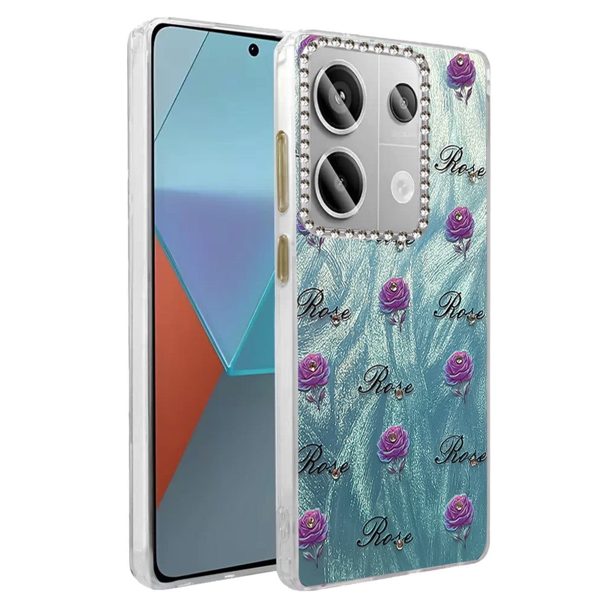 Newface Xiaomi Redmi Note 13 Pro 4G Kılıf Blade Aynalı Desenli Kapak