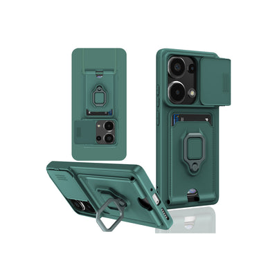 Newface Xiaomi Redmi Note 13 Pro 4G Kılıf Zuma Kartvizitli Yüzüklü Silikon