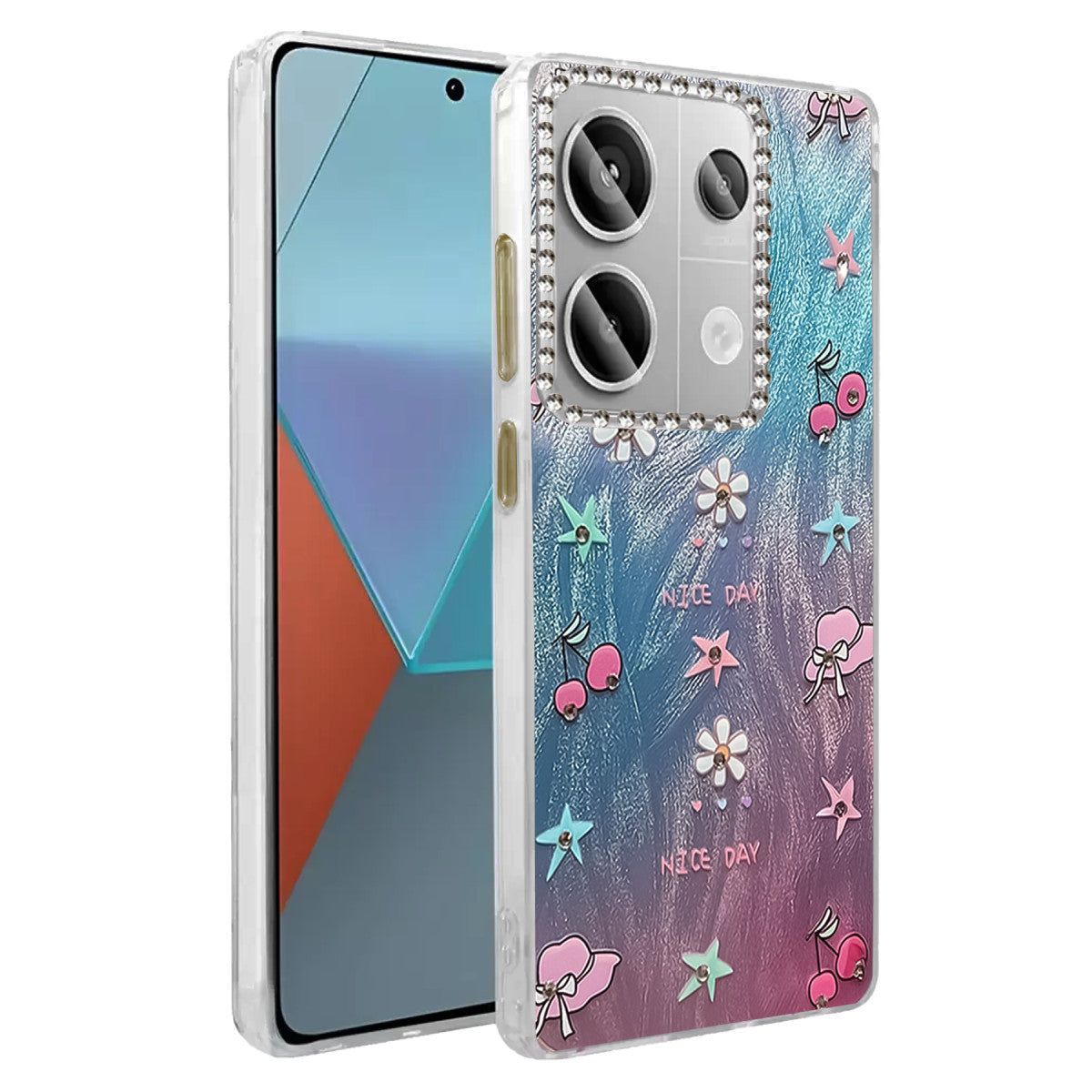 Newface Xiaomi Redmi Note 13 Pro 5G Kılıf Blade Aynalı Desenli Kapak