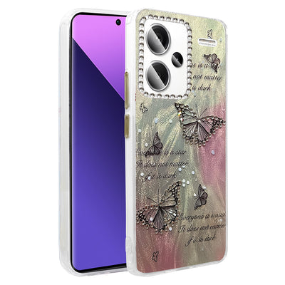 Newface Xiaomi Redmi Note 13 Pro Plus Kılıf Blade Aynalı Desenli Kapak