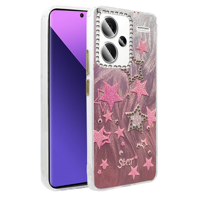 Newface Xiaomi Redmi Note 13 Pro Plus Kılıf Blade Aynalı Desenli Kapak