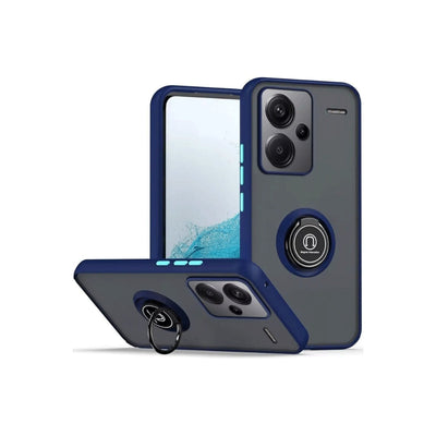 Newface Xiaomi Redmi Note 13 Pro Plus Kılıf Montreal Yüzüklü Silikon Kapak