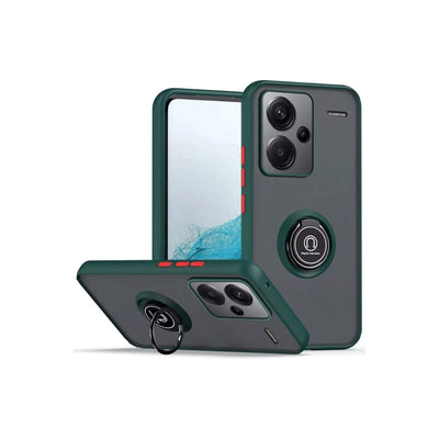 Newface Xiaomi Redmi Note 13 Pro Plus Kılıf Montreal Yüzüklü Silikon Kapak