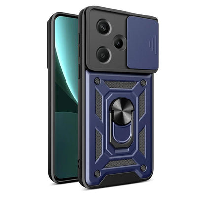 Newface Xiaomi Redmi Note 13 Pro Plus Kılıf Pars Lens Yüzüklü Silikon