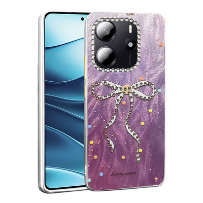 Newface Xiaomi Redmi Note 14 4G Kılıf Blade Aynalı Desenli Kapak