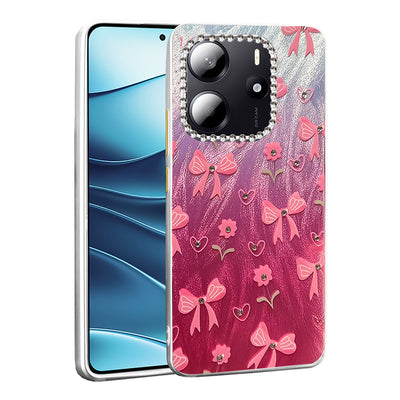 Newface Xiaomi Redmi Note 14 4G Kılıf Blade Aynalı Desenli Kapak