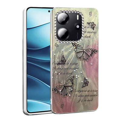 Newface Xiaomi Redmi Note 14 4G Kılıf Blade Aynalı Desenli Kapak