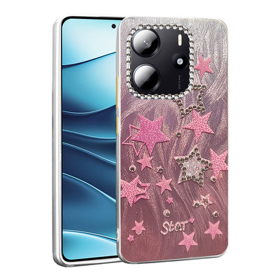 Newface Xiaomi Redmi Note 14 4G Kılıf Blade Aynalı Desenli Kapak