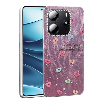 Newface Xiaomi Redmi Note 14 4G Kılıf Blade Aynalı Desenli Kapak