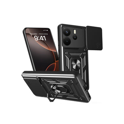 Newface Xiaomi Redmi Note 14 4G Pars Lens Yüzüklü Silikon