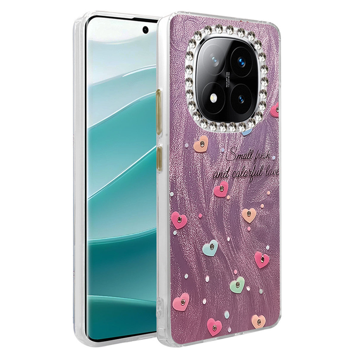 Newface Xiaomi Redmi Note 14 Pro 4G Kılıf Blade Aynalı Desenli Kapak