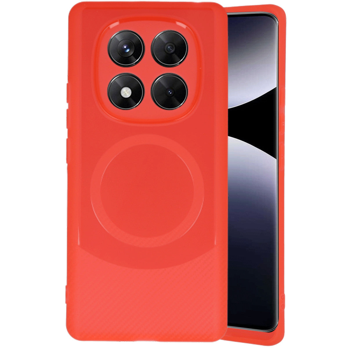 Newface Xiaomi Redmi Note 14 Pro 4G Kılıf Maya Karbon Kapak