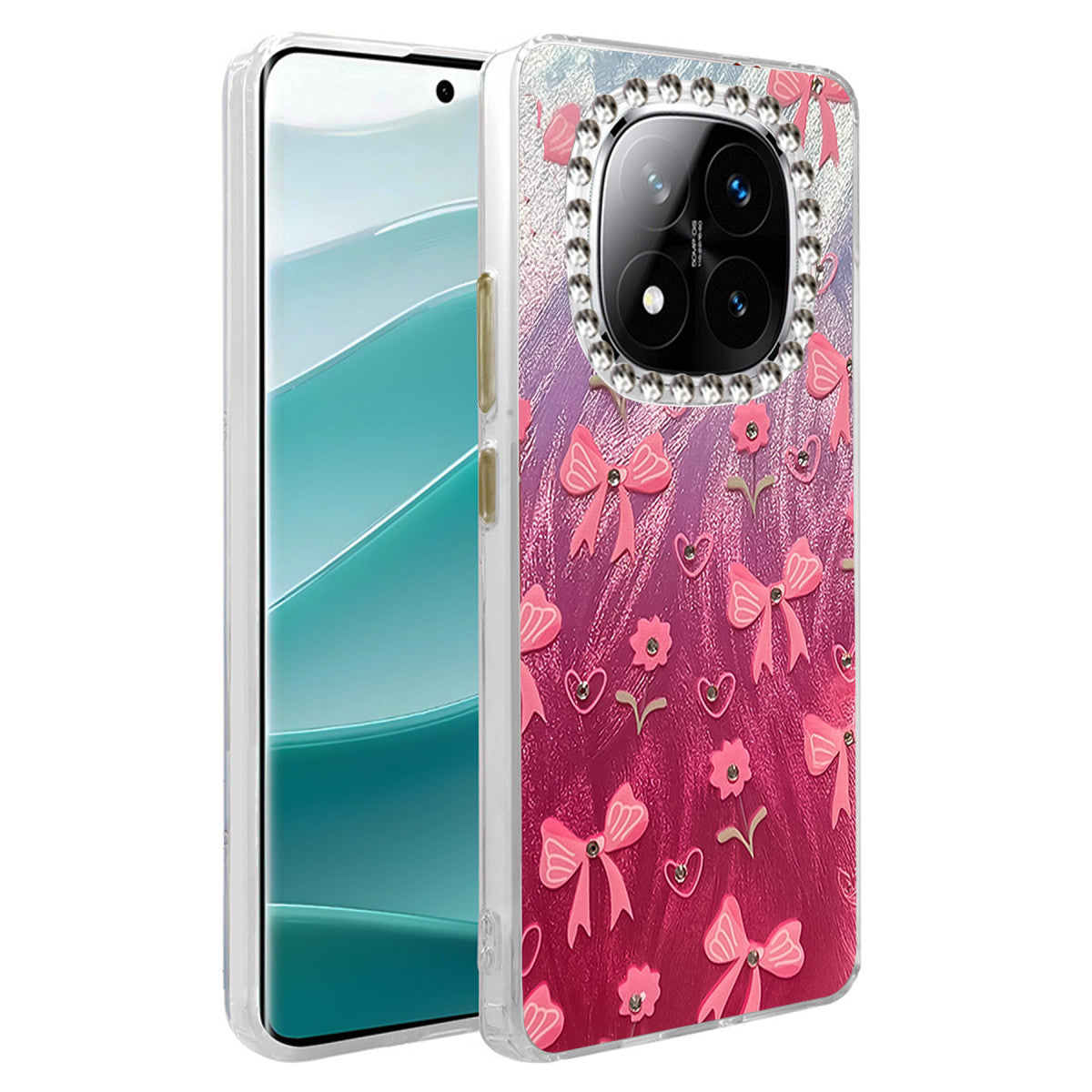 Newface Xiaomi Redmi Note 14 Pro 5G Kılıf Blade Aynalı Desenli Kapak