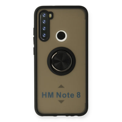 Newface Xiaomi Redmi Note 8 Kılıf Montreal Yüzüklü Silikon Kapak