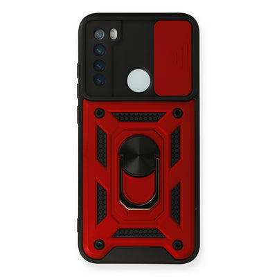 Newface Xiaomi Redmi Note 8 Kılıf Pars Lens Yüzüklü Silikon