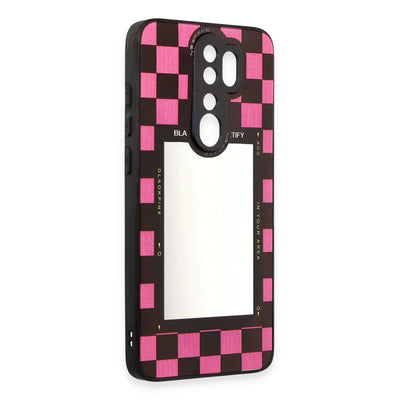 Newface Xiaomi Redmi Note 8 Pro Kılıf Mirror Desenli Kapak - Mirror