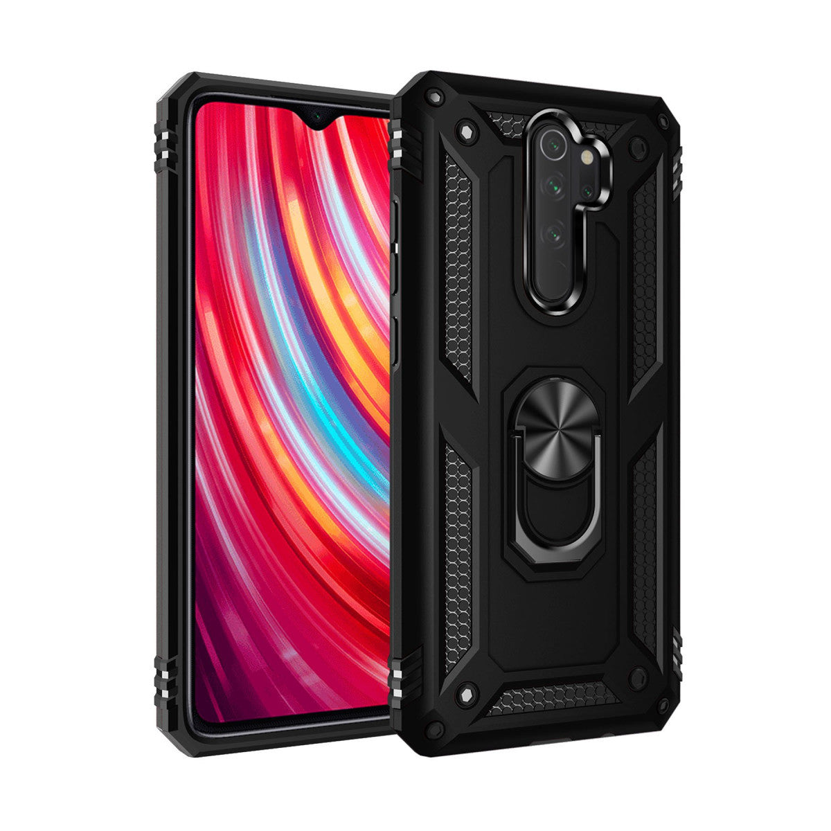 Newface Xiaomi Redmi Note 8 Pro Kılıf Sofya Yüzüklü Silikon Kapak