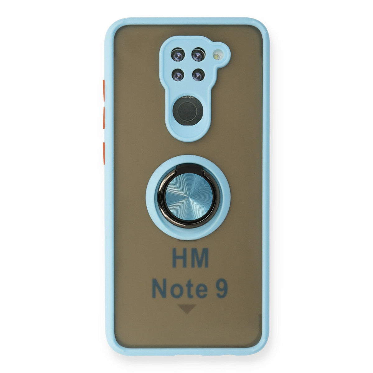 Newface Xiaomi Redmi Note 9 Kılıf Montreal Yüzüklü Silikon Kapak