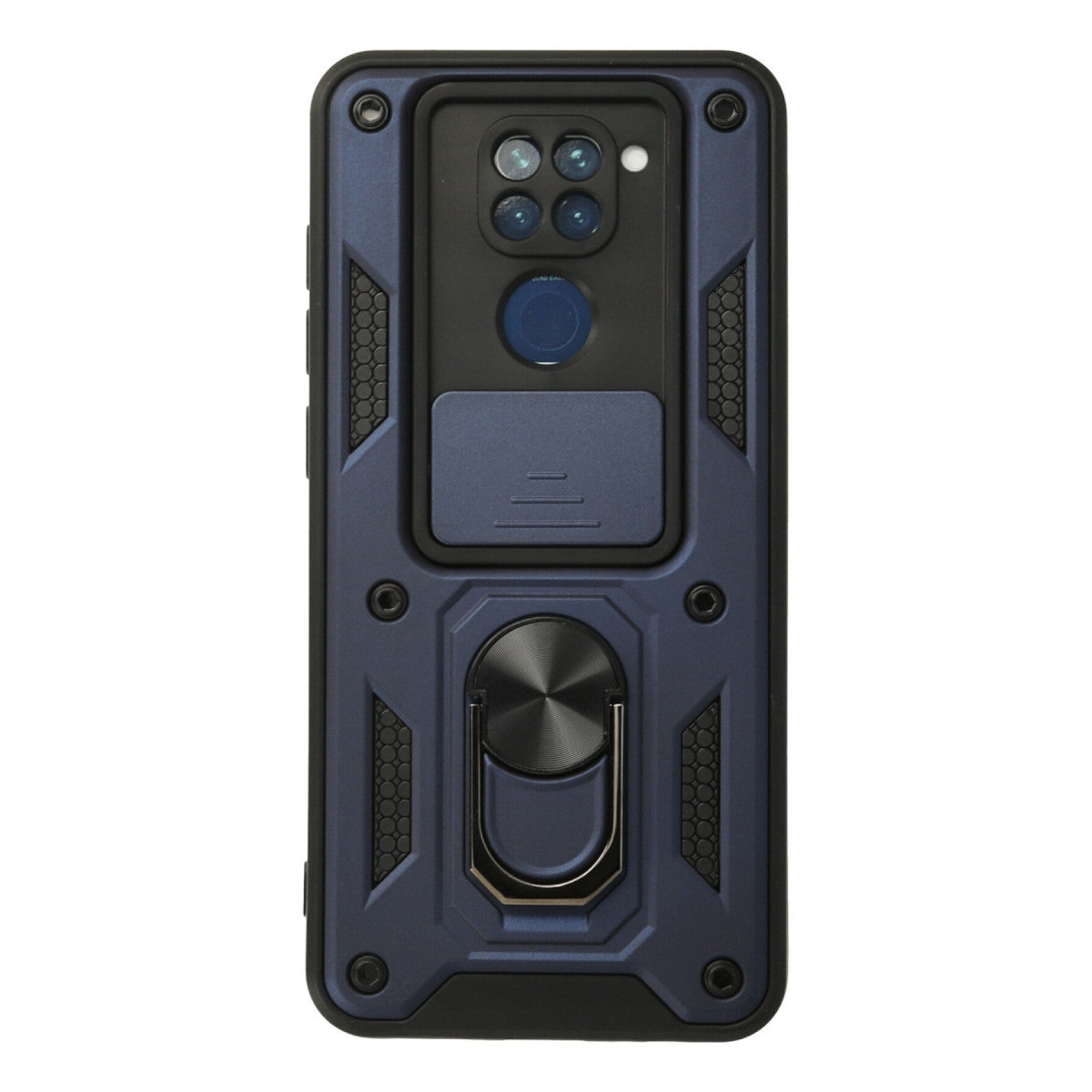 Newface Xiaomi Redmi Note 9 Kılıf Pars Lens Yüzüklü Silikon