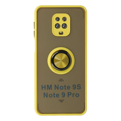 Newface Xiaomi Redmi Note 9 Pro Kılıf Montreal Yüzüklü Silikon Kapak