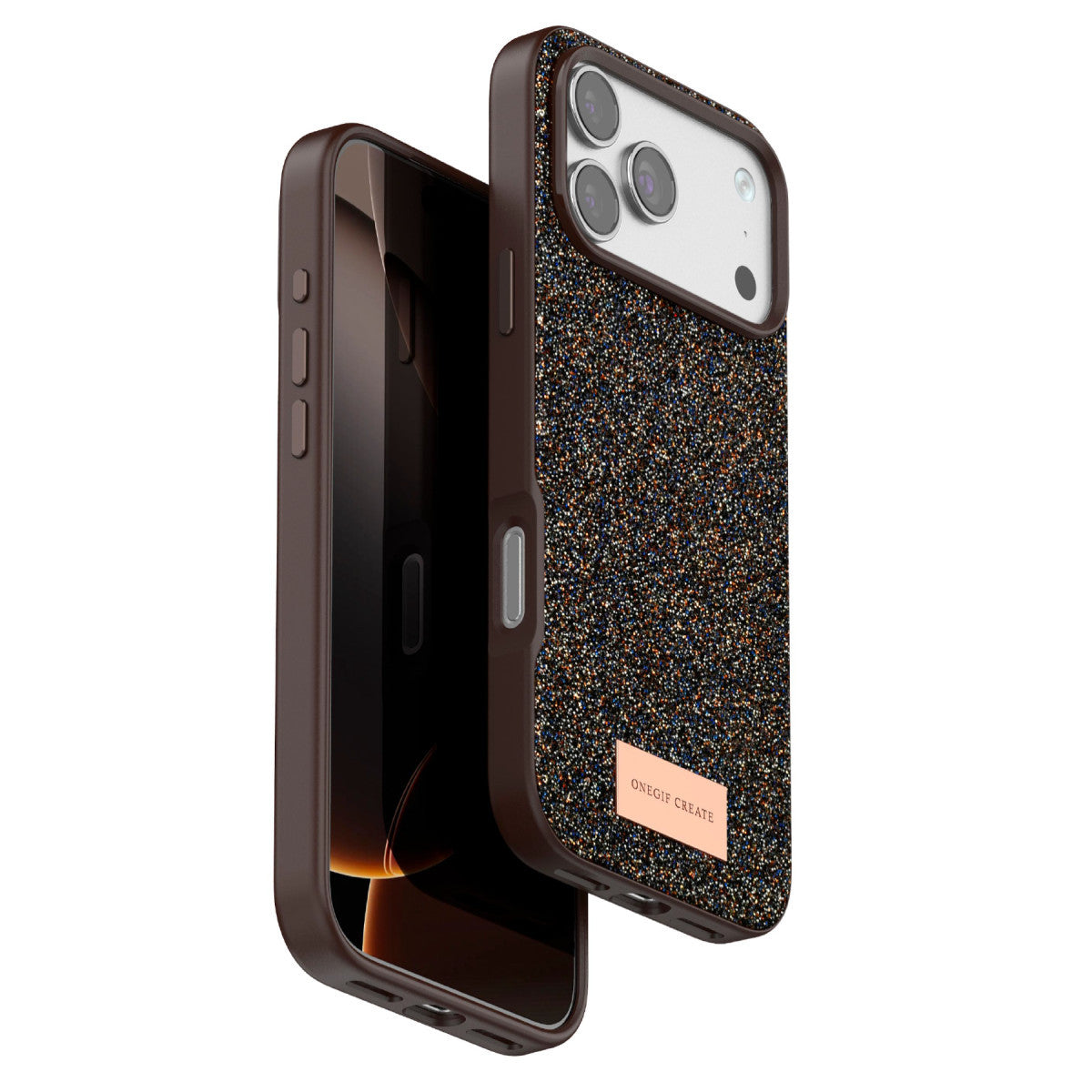 Onegif Apple iPhone 17 Pro Bright Simli Kapak