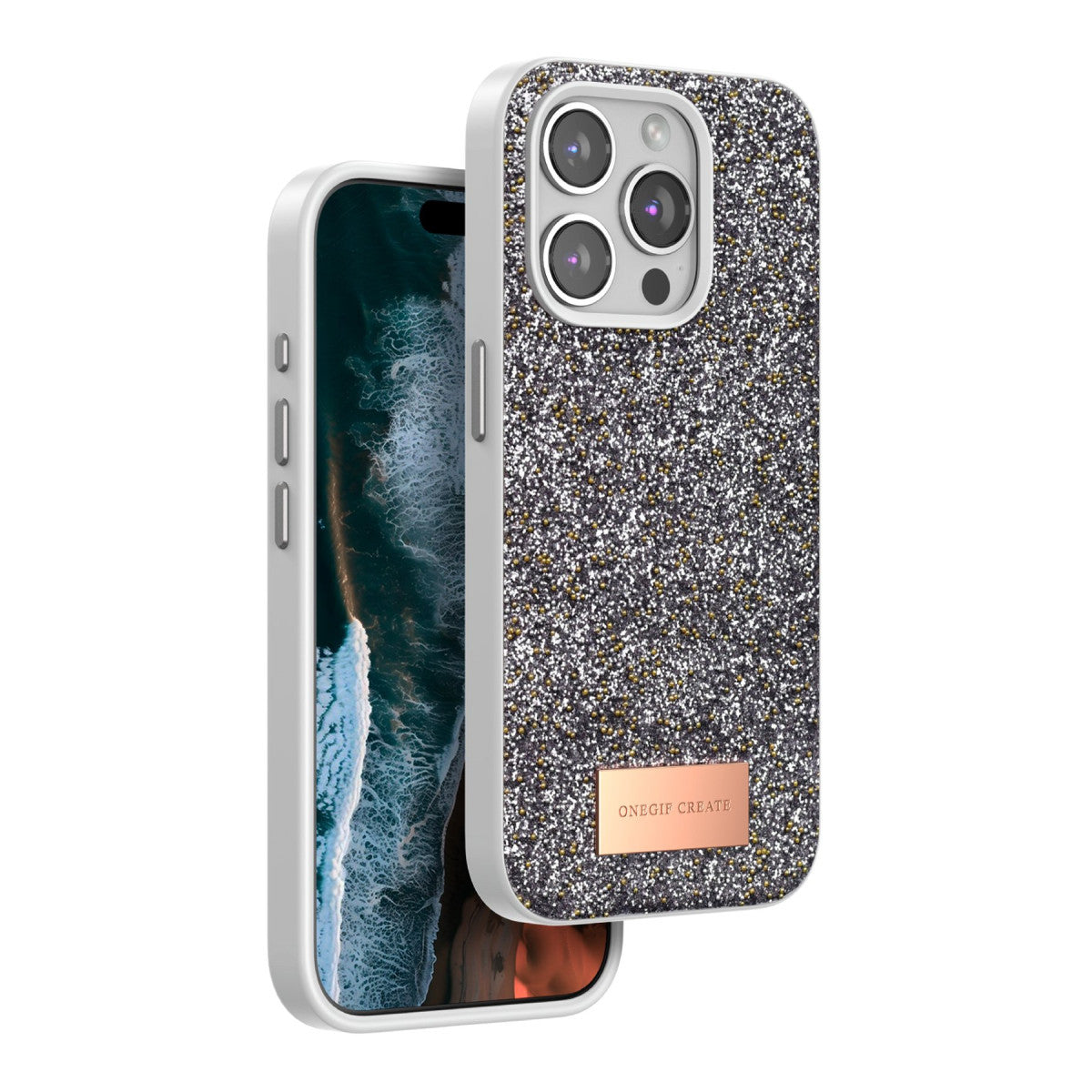 Onegif iPhone 14 Pro Bright Simli Kapak