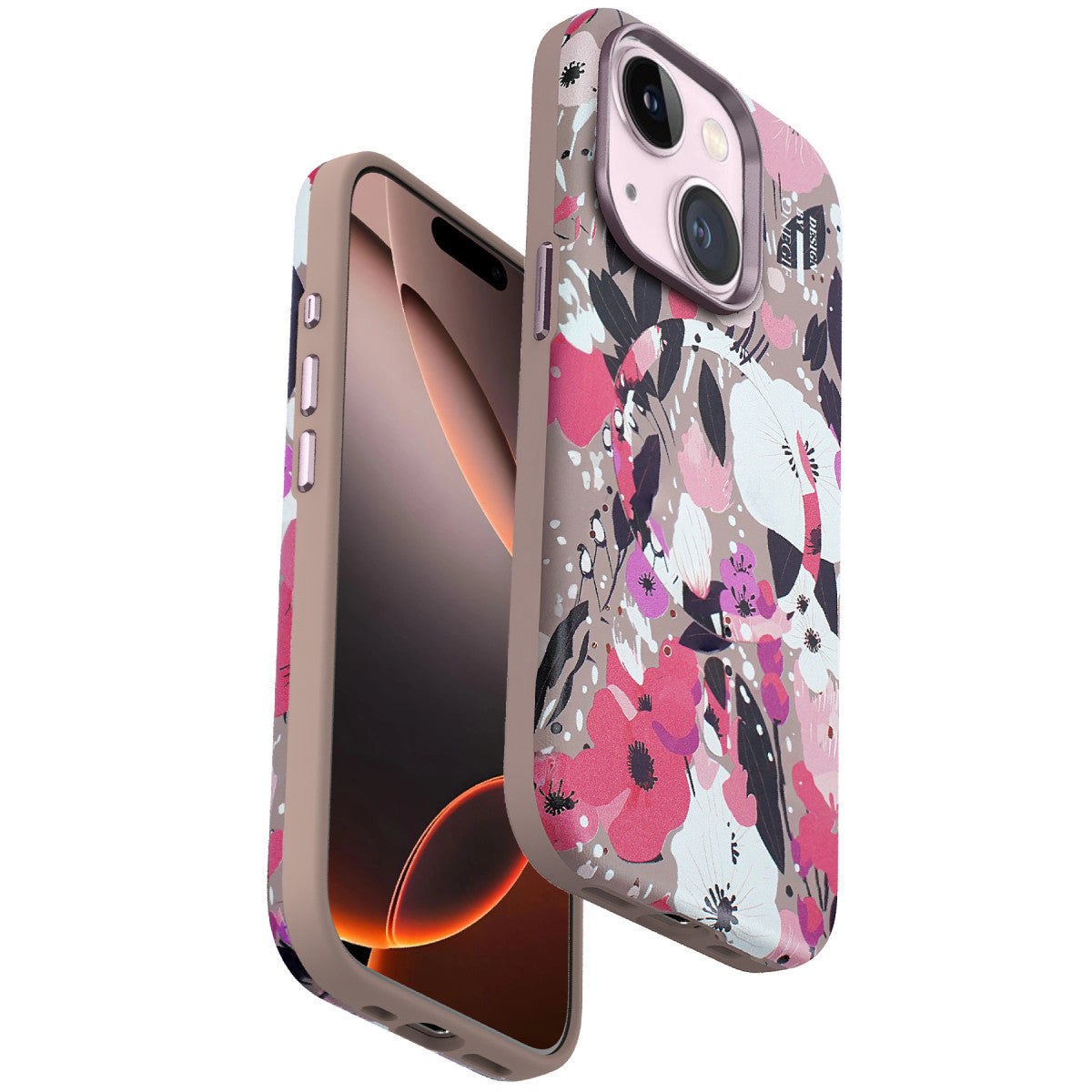 Onegif iPhone 15 Flower Series Magsafe Kapak