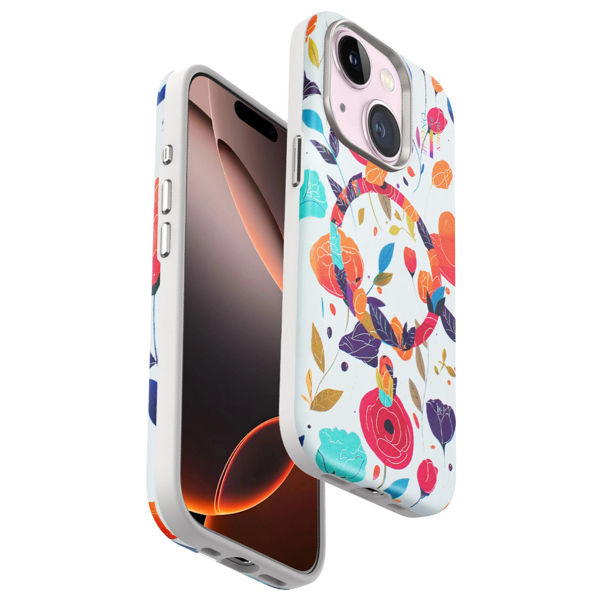 Onegif iPhone 15 Plus Flower Series Magsafe Kapak