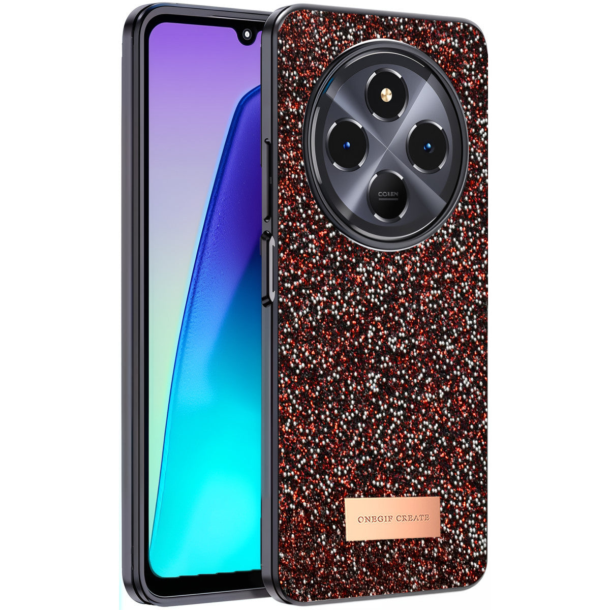 Onegif Xiaomi Redmi 14C Bright Simli Kapak